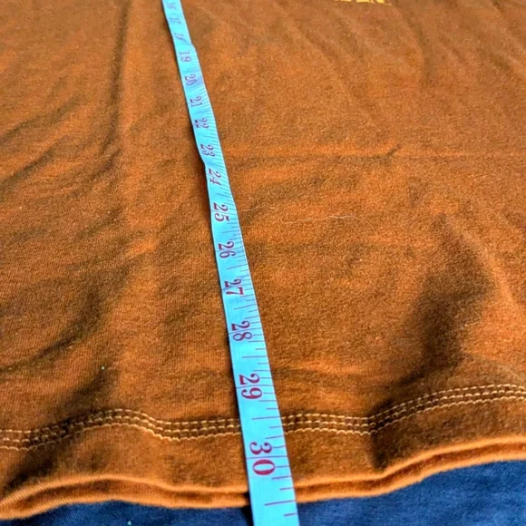 Graphic T-Shirt " Working Hard, Never Hardly Working". Orange. XL - Picture 7 of 7